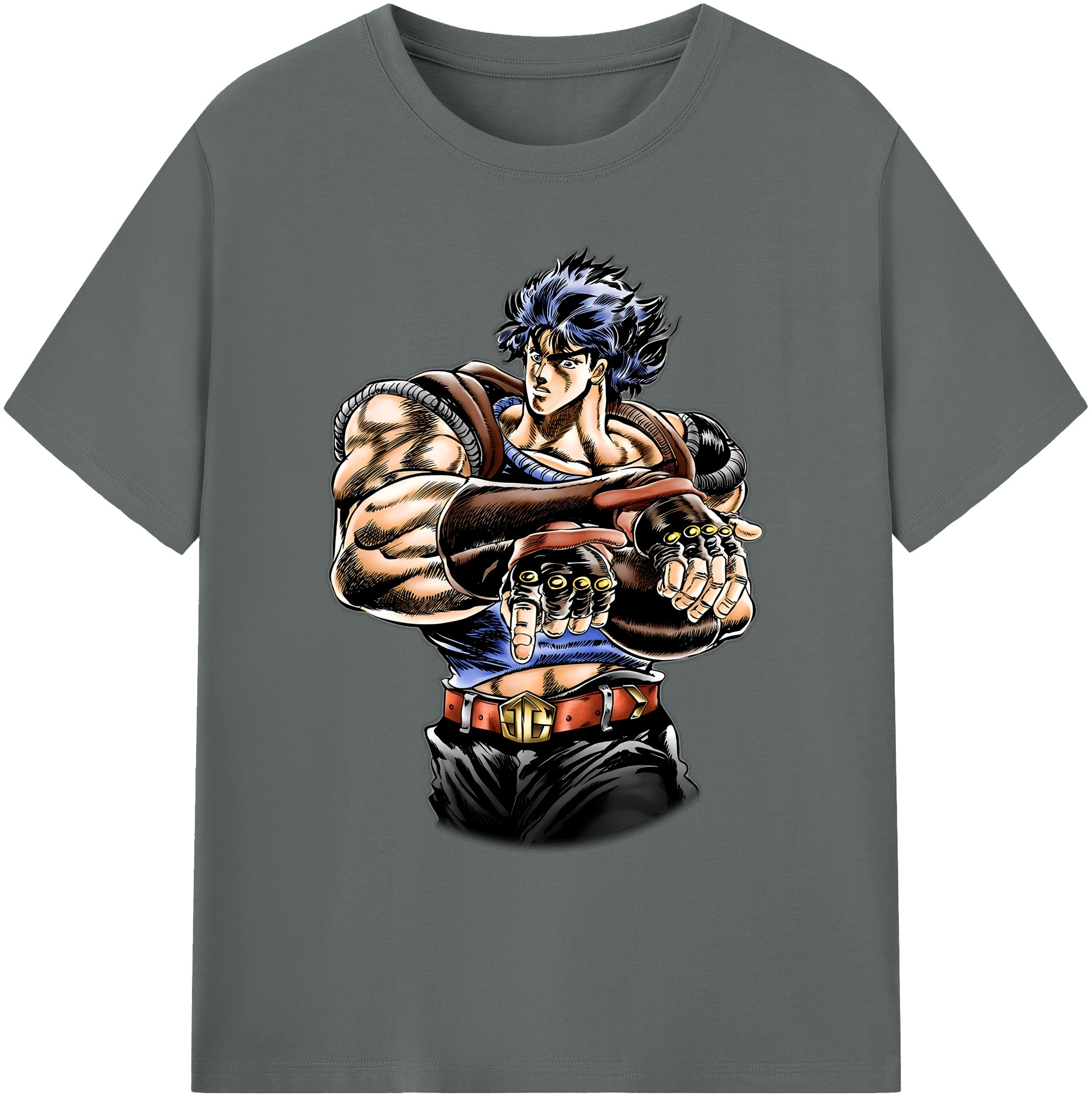 （画像用） ジョジョの奇妙な冒険 /ジョナサン?ジョースター JoJo's Bizarre Adventure Jonathan Joestar 綿100％ メンズ半袖Tシャツ｜肌触りやわらか＆通気性